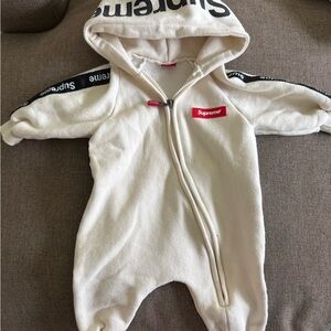 Supreme Cream Baby One Piece Jumpsuit